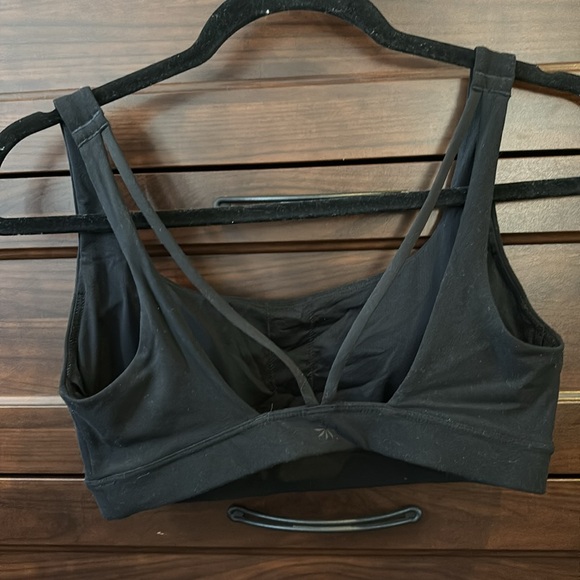 Athleta Exhale Strappy Black Sports Bra Size Small - Picture 4 of 5